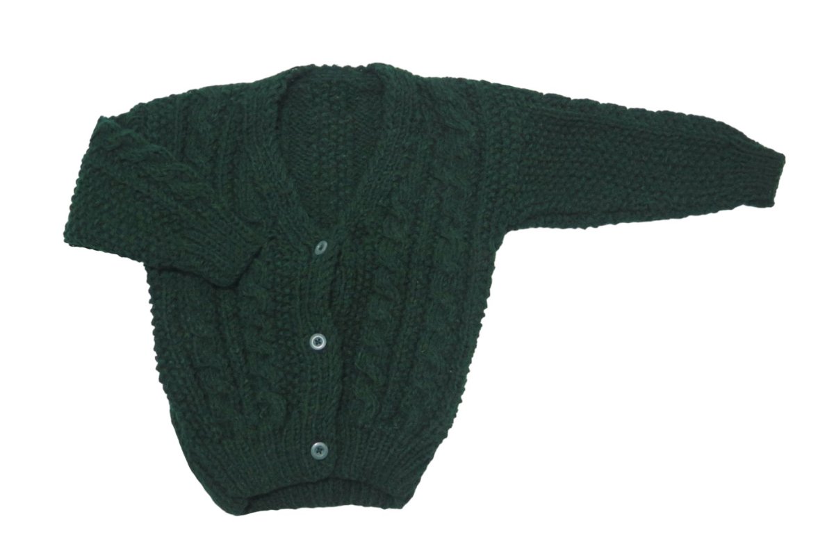 Saco Tejido A Mano  Punto Trenza