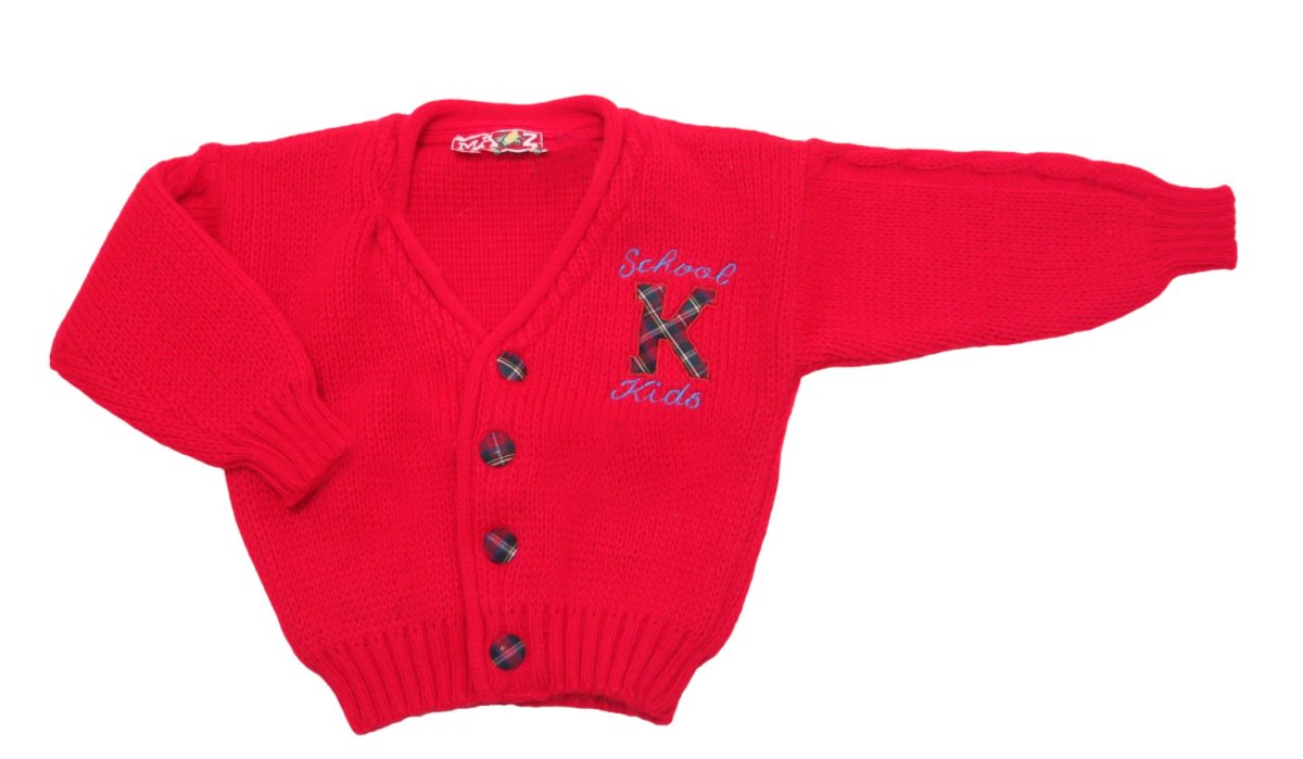 Saquito de Cashmilon escote en v. con k bordada