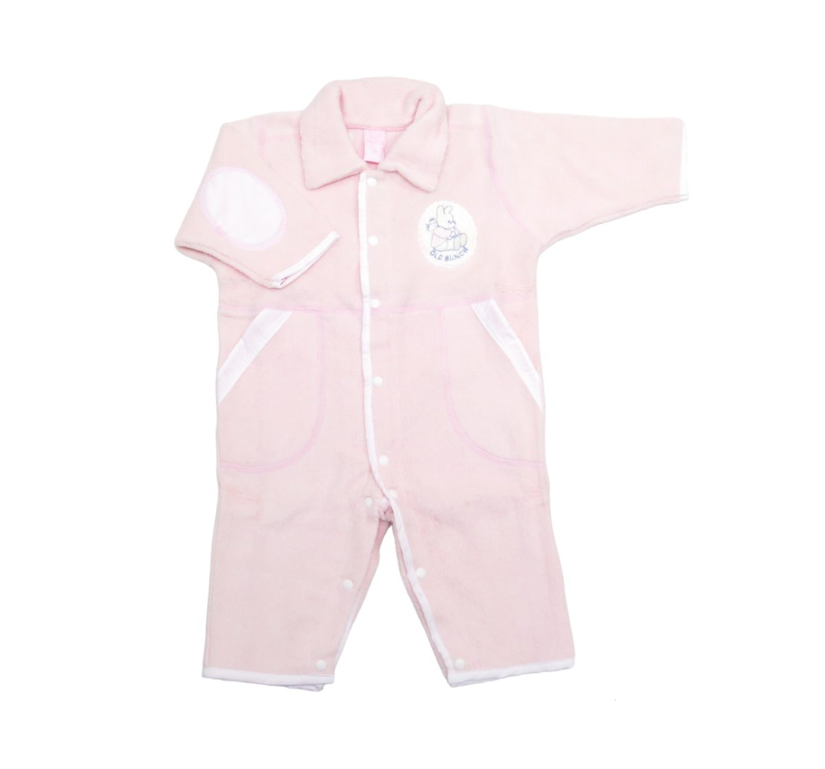 Enterito de Polar con Cuello Chomba y Conejo Bordado