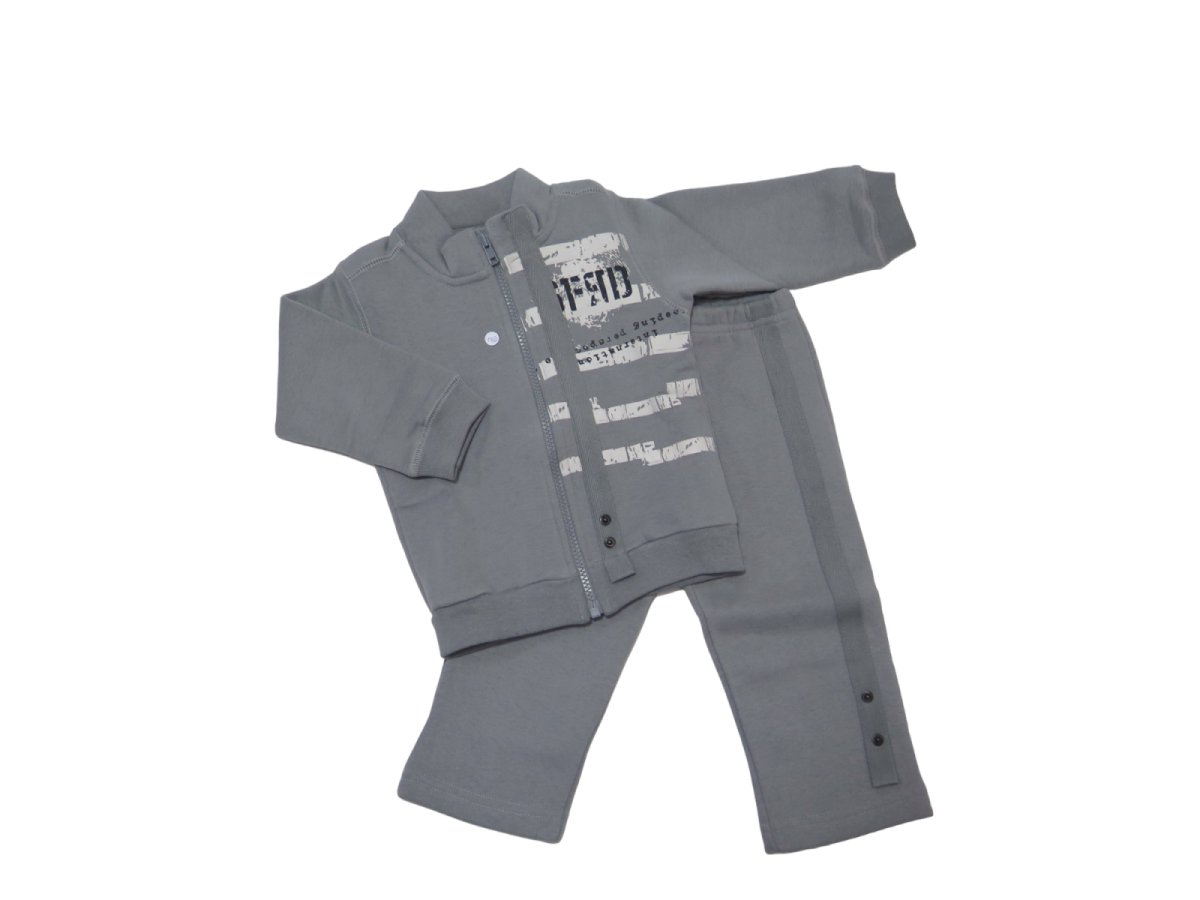 Conjunto Jogging con Campera Estampada y Pantalon