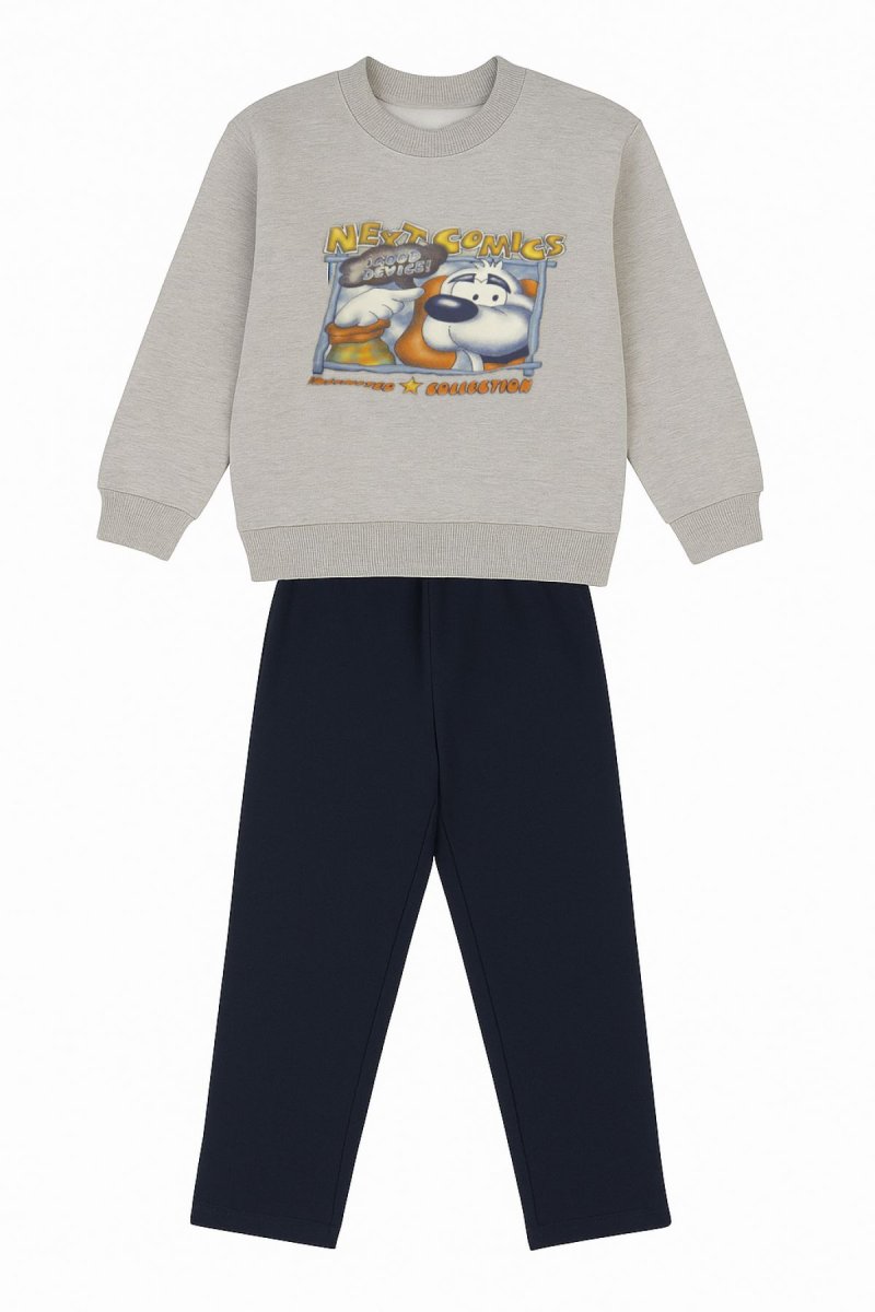 Conjunto Jogging con Buzo Estampado Perro Next Comics y Pantalon