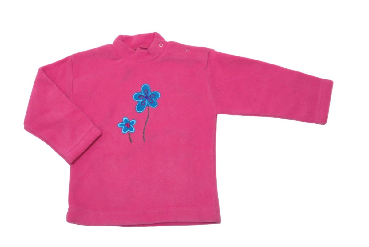 Buzo de Polar con Aplique de Flor