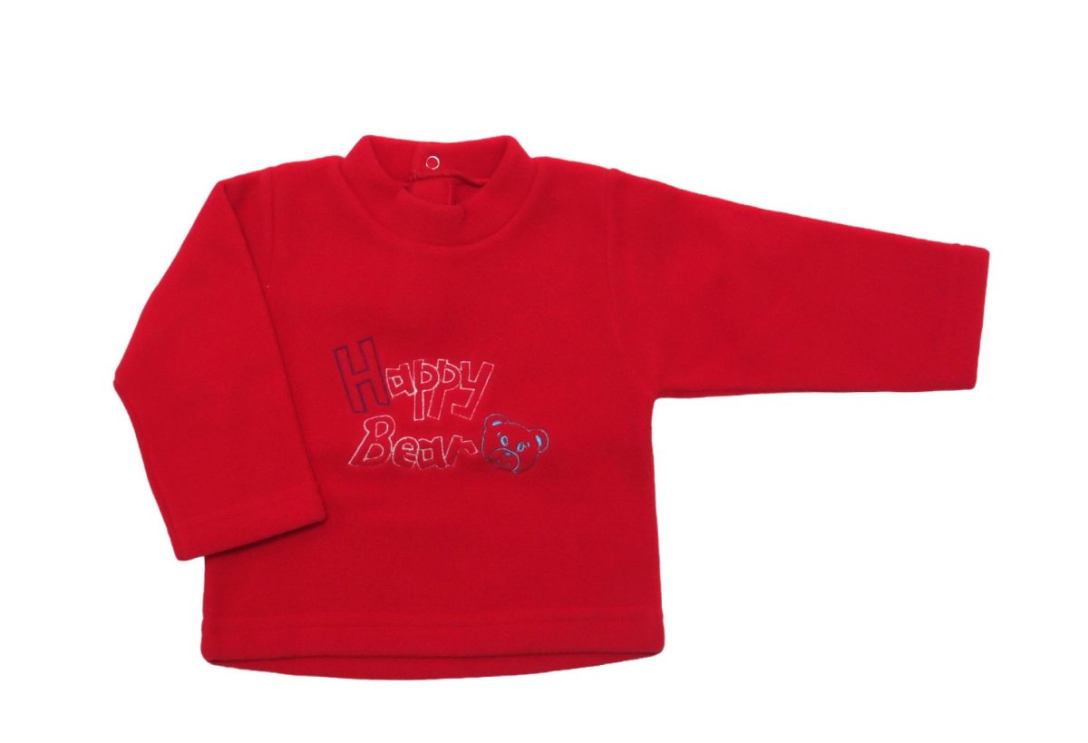 Buzo Polar Bordado Oso Happy Bear
