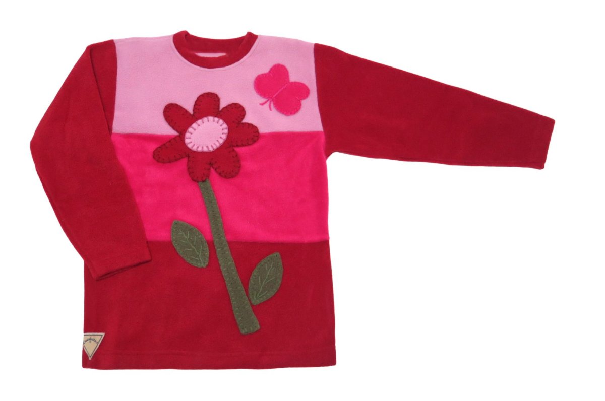 Buzo Polar con Cierre Bordado Girls Flor