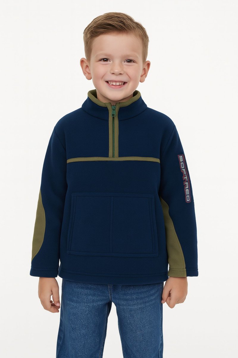 Buzo de Polar con Cierre Liso