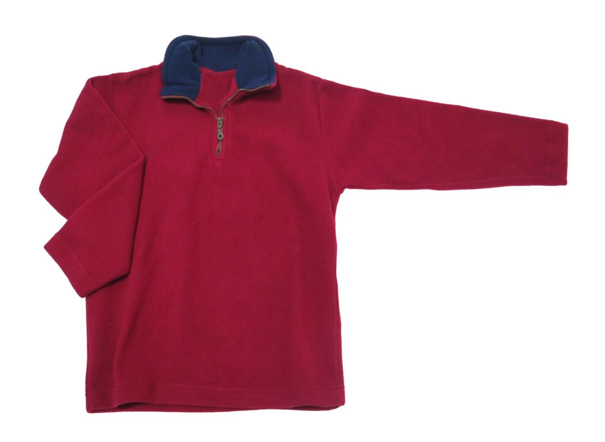 Buzo Polar Liso con Cierre