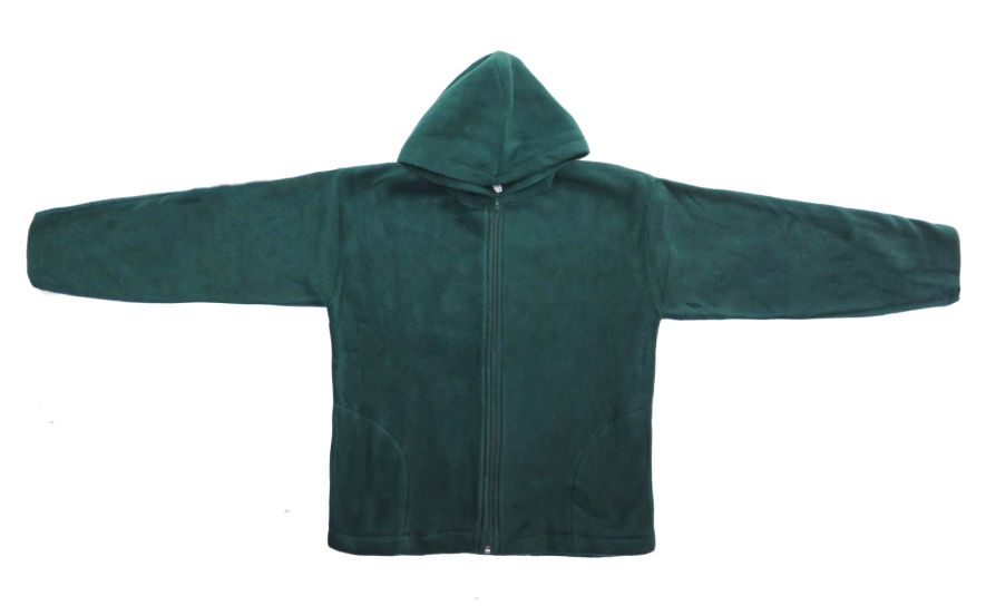 Campera Polar Colegial con Capucha y Cierre