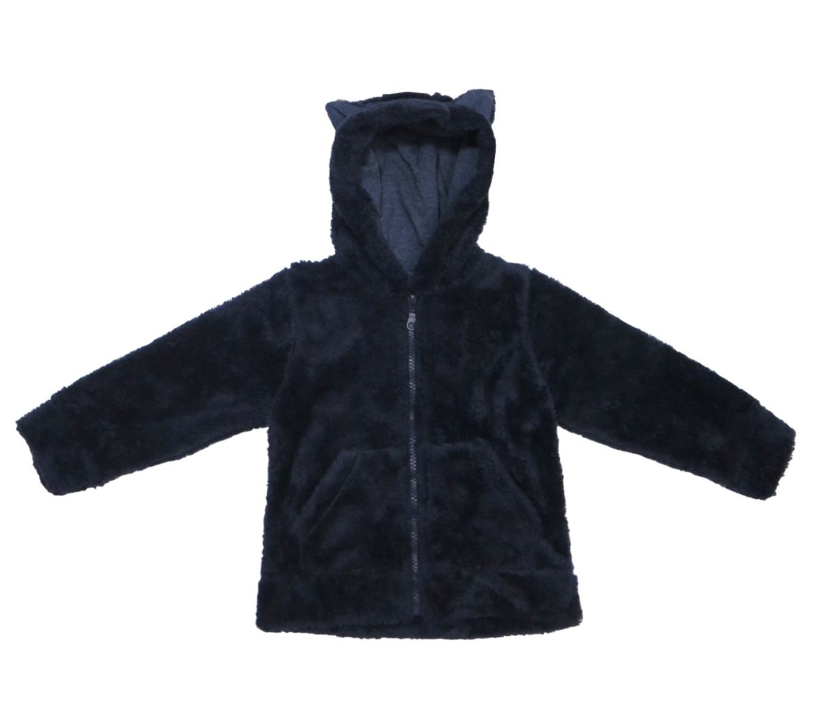 Campera Peluda Con Capucha