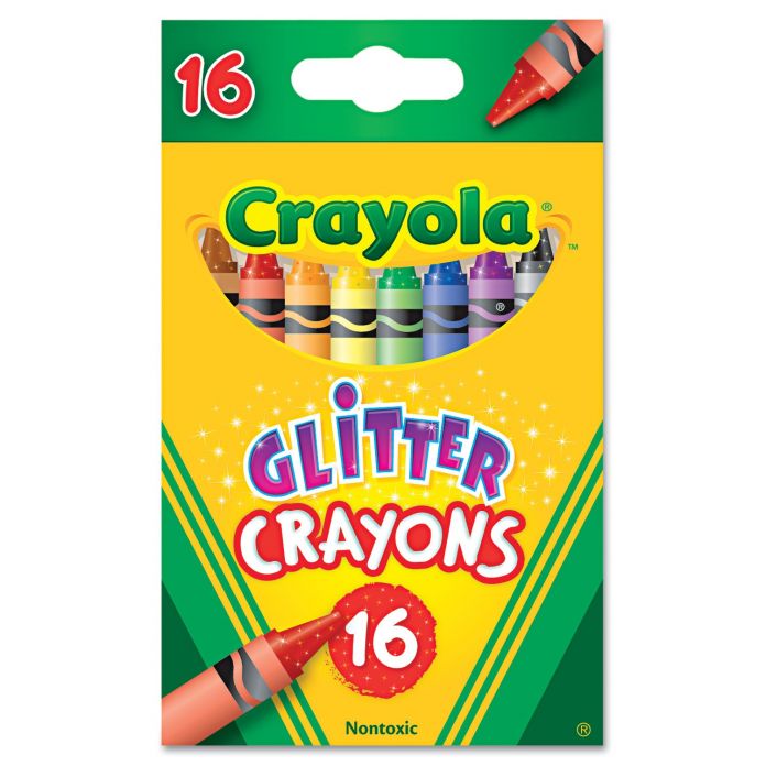 Cayones x 16 - Glitter - No Toxicos