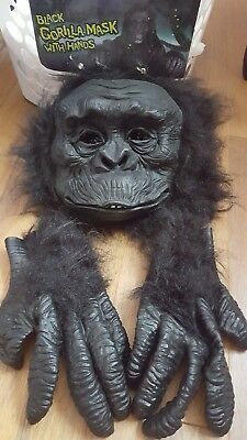 Mascara de Mono + Guantes para Adultos - Orangutan Gorila