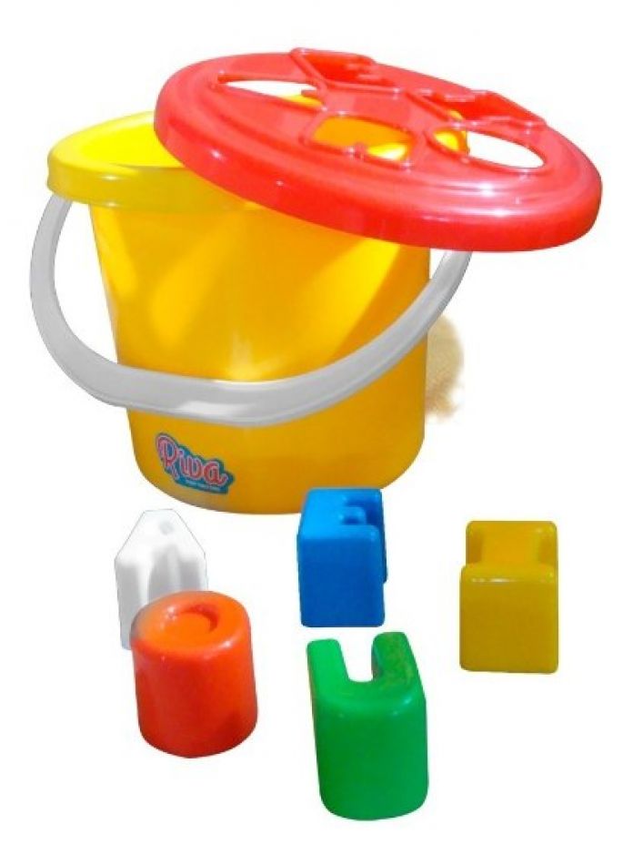 Balde con Letras de Encastre