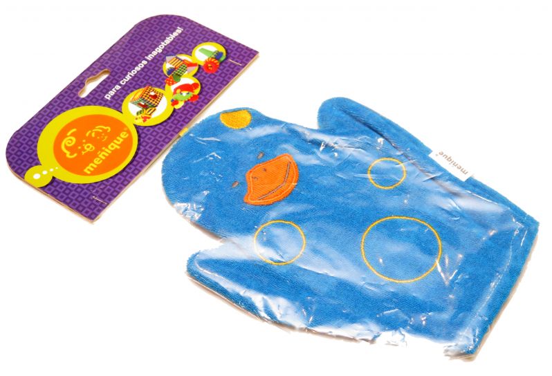 Guante Manopla Para Baño Pinguino