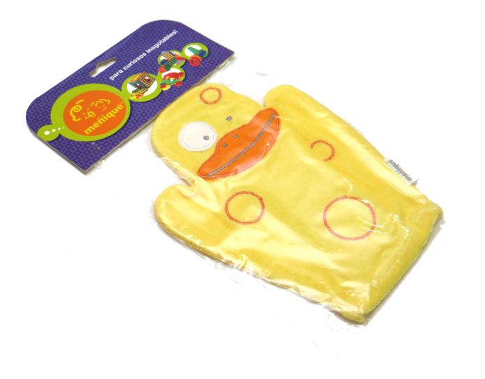 Guante Manopla Para Baño Pato.