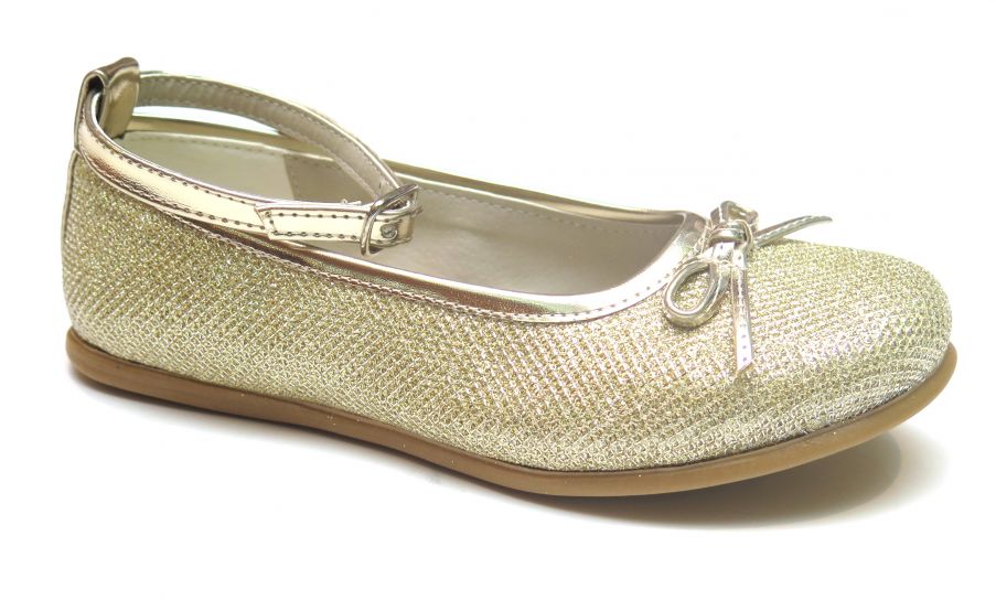 Balerina Con Moño y Pulsera Lurex