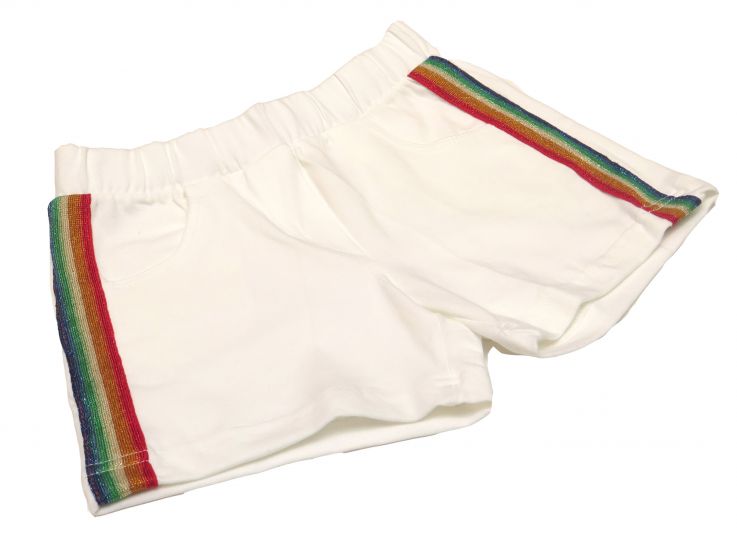 Short Algodón con tira de colores
