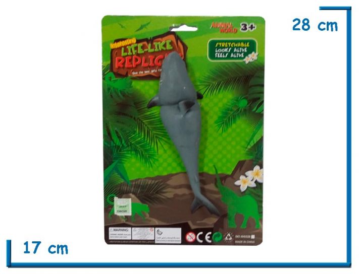 Animales Reptiles de Goma Soft - Se estiran - Tiburon