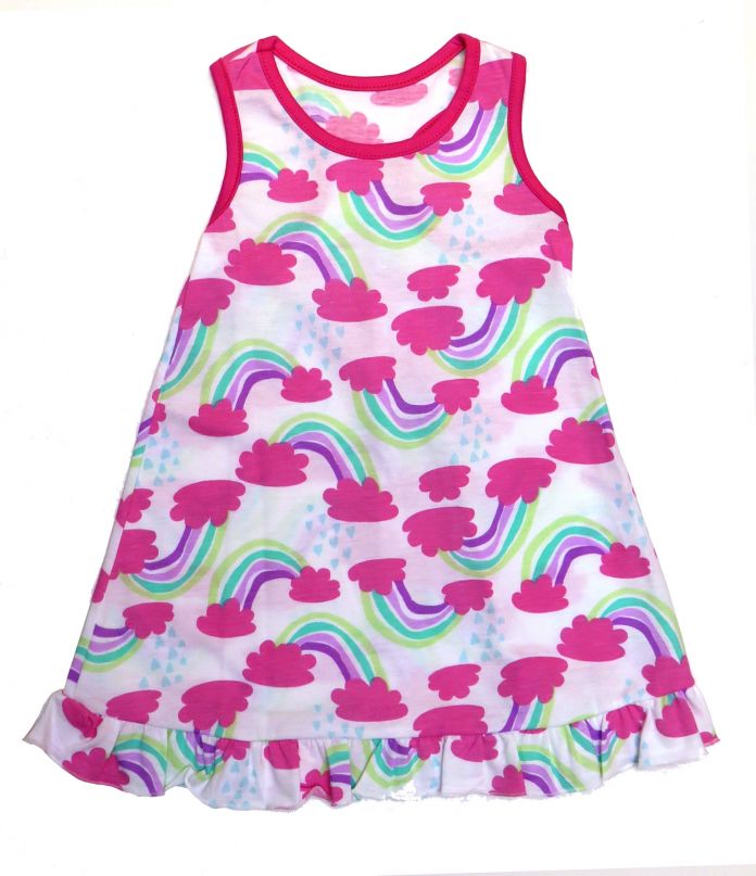 Vestido Algodon Arcoiris