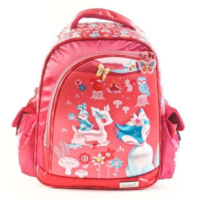 Mochila Espalda Kooshi 32 cm. - Animales 3D - Frente Semirigido