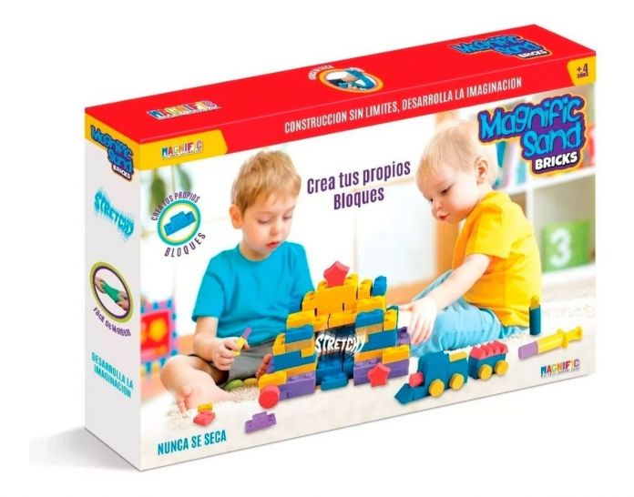 Magnific Sand Bricks - Crea tus propios bloques con Arena Kinetica