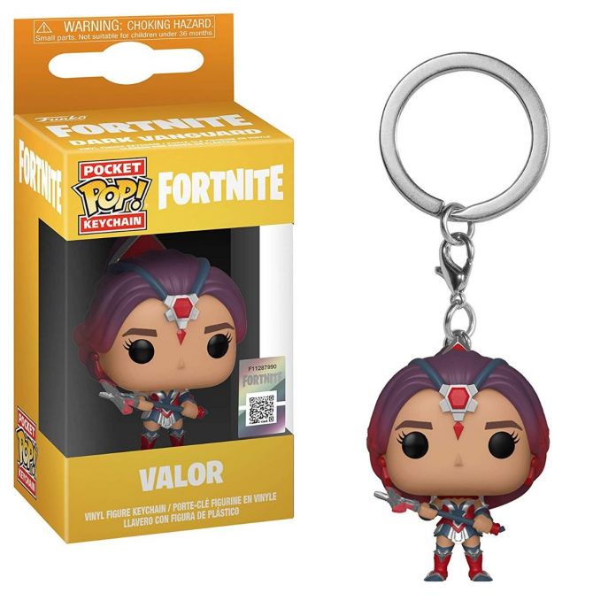 Funko Pocket Pop! Keychain - Llavero - Valor - Fortnite