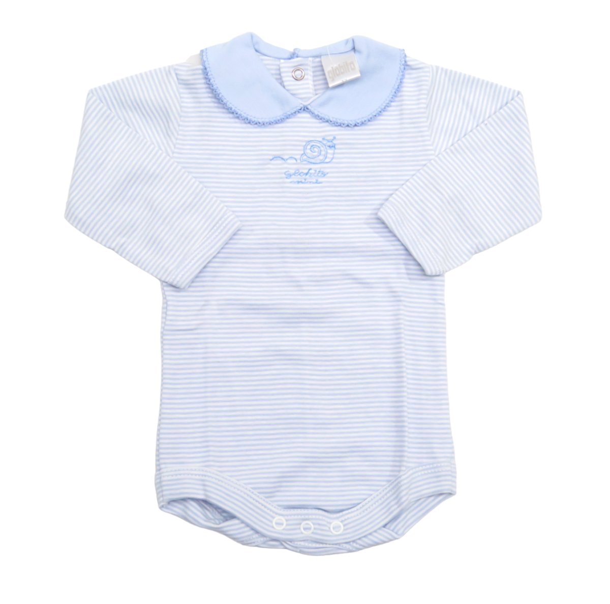 Body Rayado Manga Larga Cuello Baby