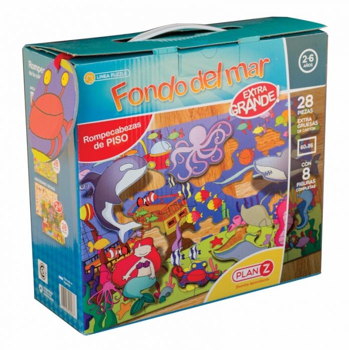 Puzzle Gigante - Fondo Del Mar - 28 Piezas