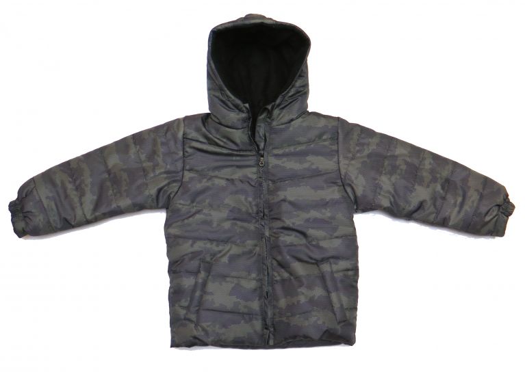 Campera De Abrigo Camuflada Con Polar interior