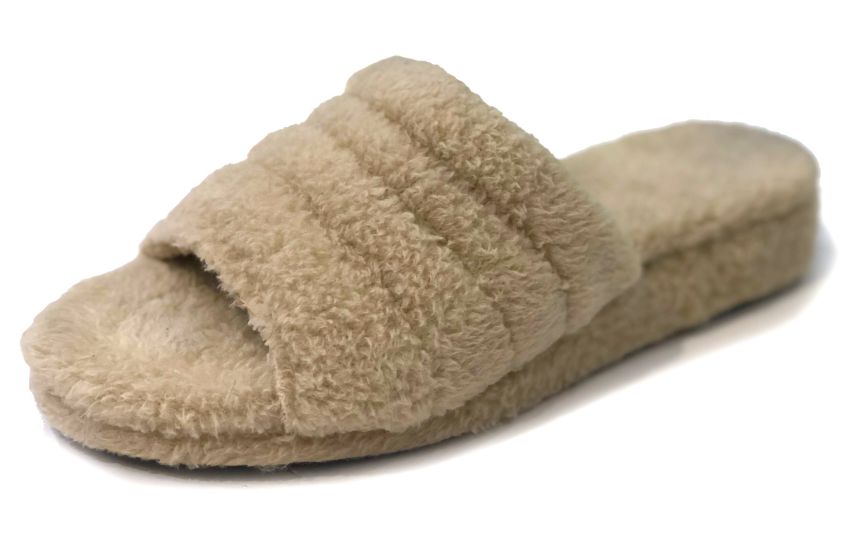 Pantufla Chinela Peluda Mujer