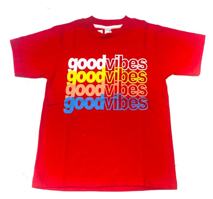 Remera Good Vibes Manga Corta Varon