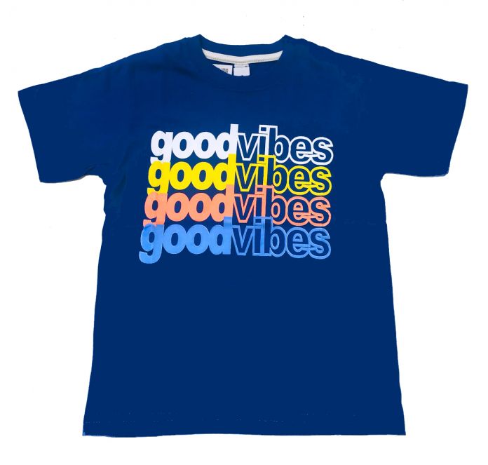 Remera Good Vibes Manga Corta Varon