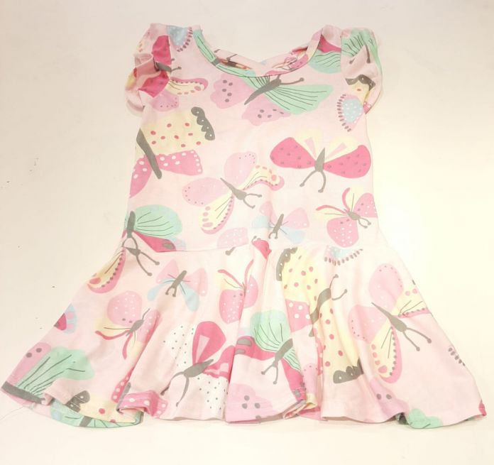 Vestido Algodon Estampado Flores