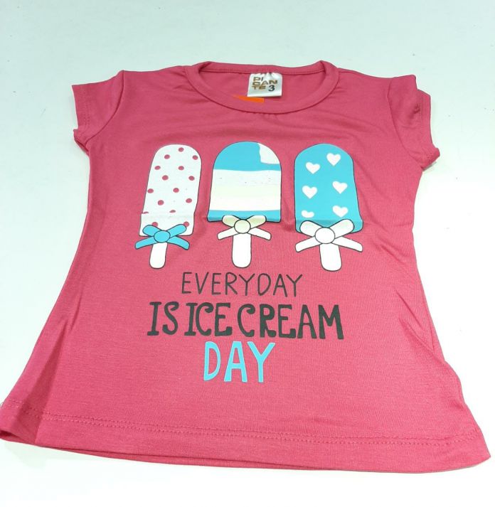 Remera Manga Corta Helado