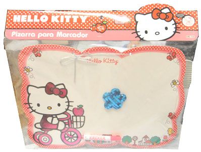 Pizarras - Pizarrones - Pizarras Magicas Pizarron Hello Kitty para colgar para marcador. Incluye marcador