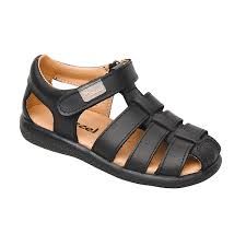 Sandalia Franciscana Cuero Con Velcro
