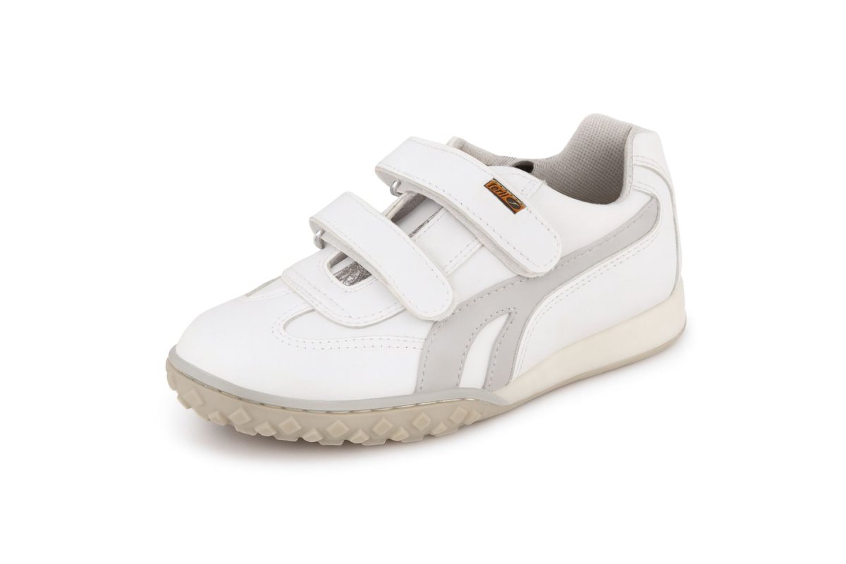 Zapatilla Cuero Doble Velcro