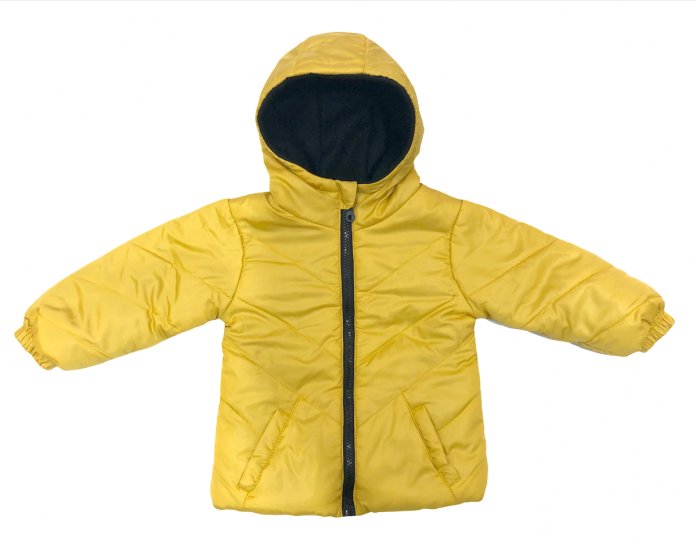 Campera De Abrigo Liso Con Polar Interno