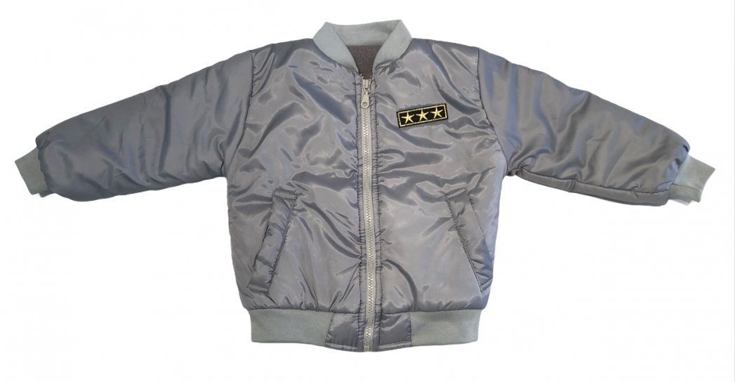 Campera De Wata Lisa - Cintura Elastizada - Sin Capucha - Polar Interno