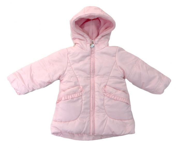 Tapado Abrigado Nena Liso - Con Piel Interior