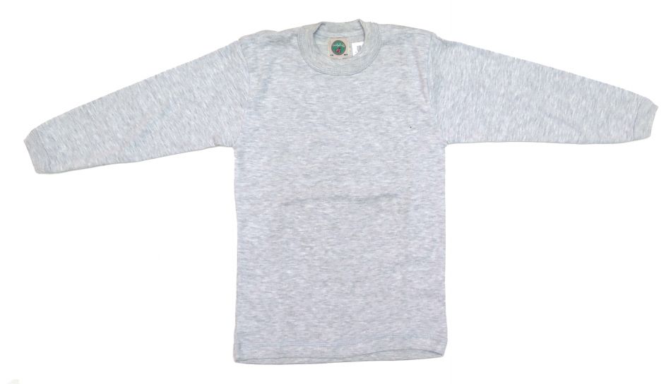 Camiseta Lisa Cuello Redondo Manga Larga