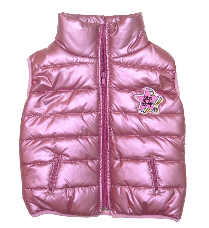 Chaleco De Microfibra Con Wata Y Piel Interior