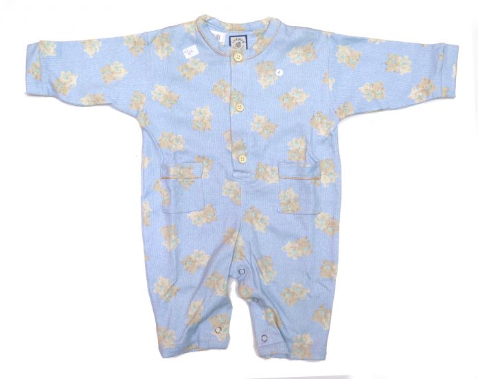 Enterito Pierna Largo Algodon Estampado Osos Sin Pie