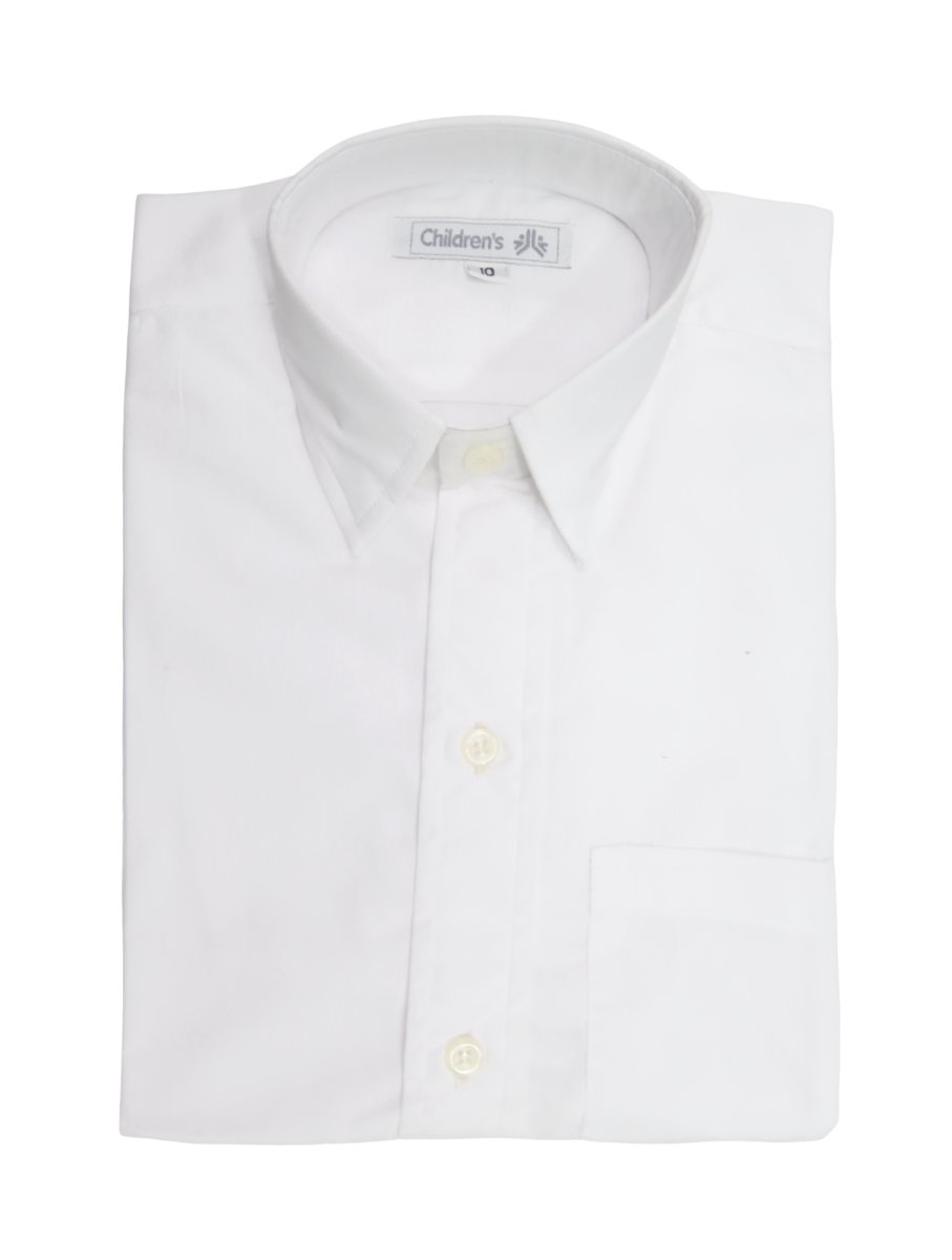 Camisa de niño manga corta colegial