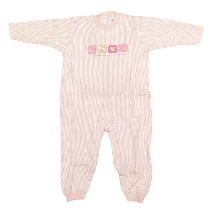 Enterito Manga Larga Sin Pie Rayado