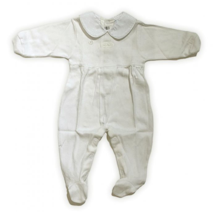 Enterito Desagujado Con Pie Manga Larga Cuello Baby MIC MAC