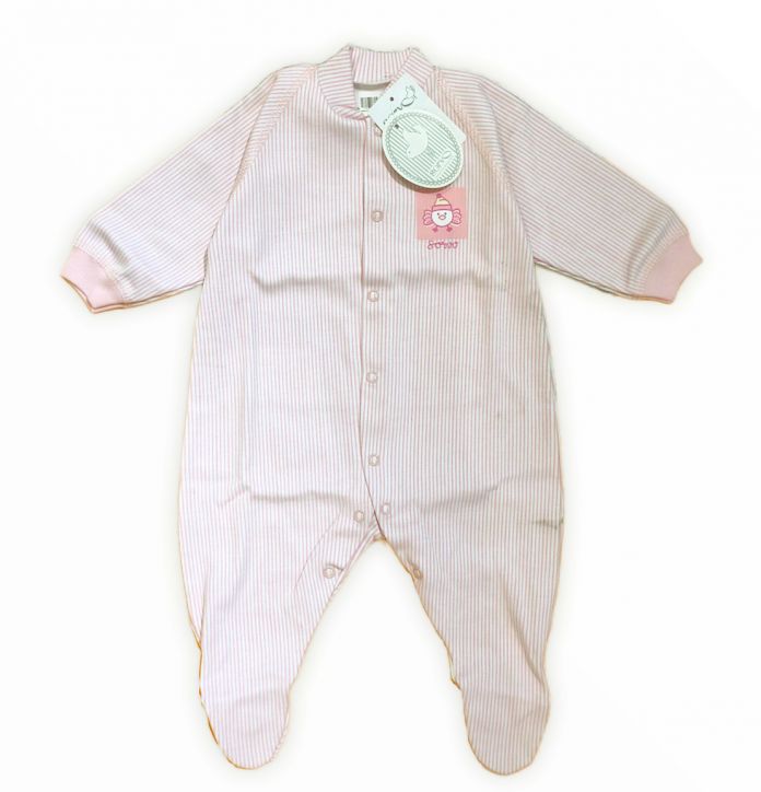 Enterito Manga Larga Con Pie Rayado