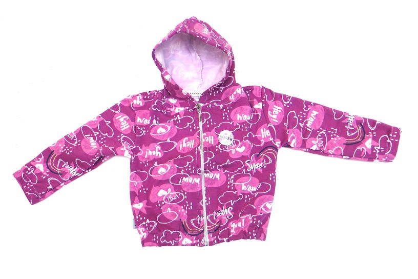 Campera Friza Estampada Nena