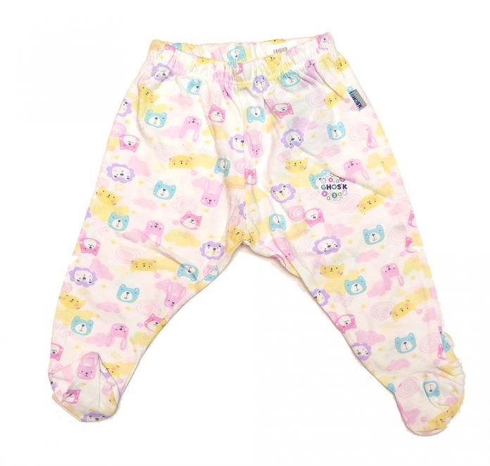 Medio Osito Con Pie Estampado Animales