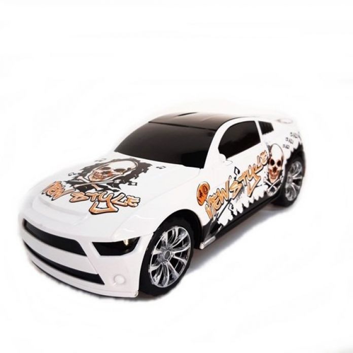 Auto Salvaobstaculo Con Luz 3D Y Sonido - Muscle Car Bump & Go