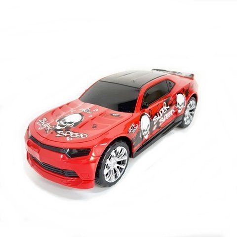 Auto Salvaobstaculo Con Luz 3D Y Sonido - Muscle Car Bump & Go