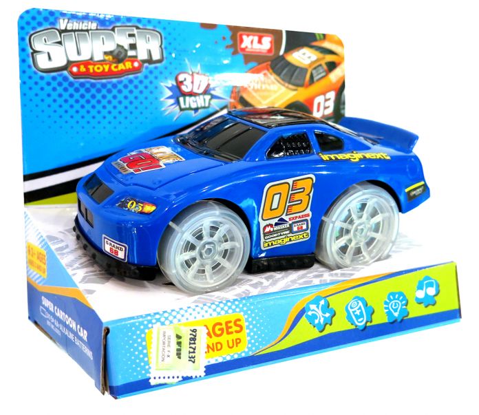 Auto Salvaobstaculo Con Luz 3D Y Sonido